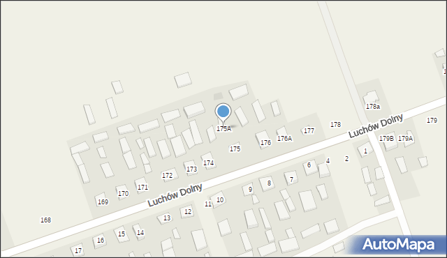 Luchów Dolny, Luchów Dolny, 175A, mapa Luchów Dolny