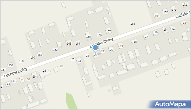 Luchów Dolny, Luchów Dolny, 22, mapa Luchów Dolny