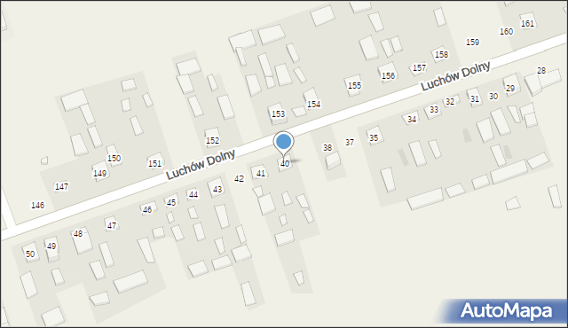 Luchów Dolny, Luchów Dolny, 40, mapa Luchów Dolny