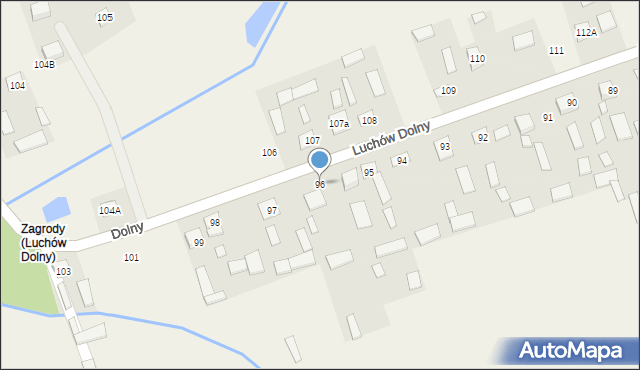 Luchów Dolny, Luchów Dolny, 96, mapa Luchów Dolny