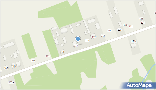 Luchów Górny, Luchów Górny, 115, mapa Luchów Górny