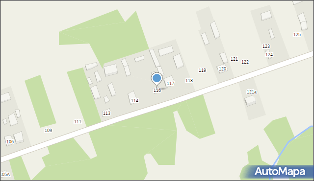 Luchów Górny, Luchów Górny, 116, mapa Luchów Górny