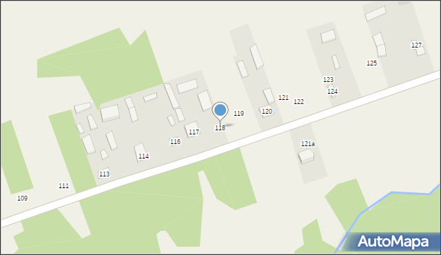 Luchów Górny, Luchów Górny, 118, mapa Luchów Górny