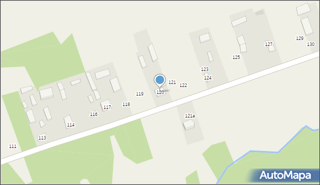 Luchów Górny, Luchów Górny, 120, mapa Luchów Górny