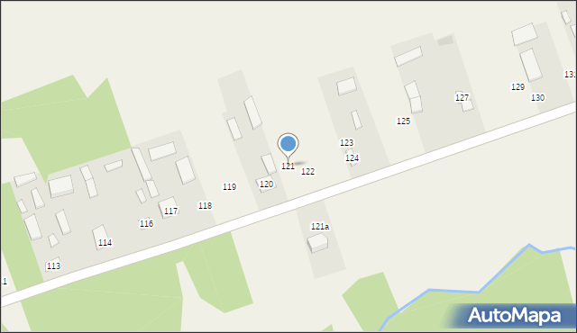 Luchów Górny, Luchów Górny, 121, mapa Luchów Górny