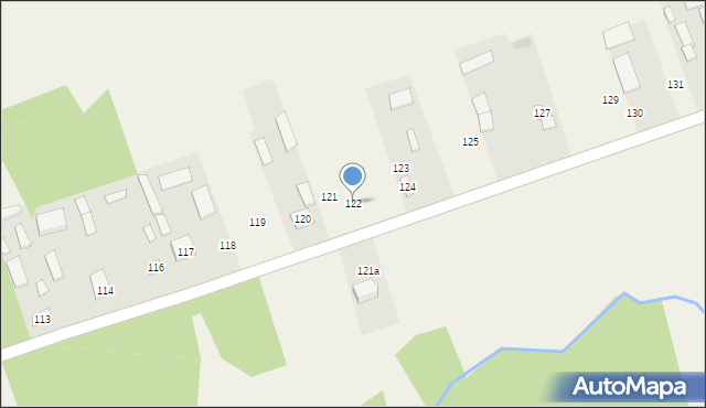 Luchów Górny, Luchów Górny, 122, mapa Luchów Górny