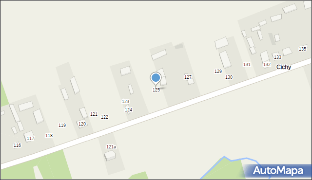 Luchów Górny, Luchów Górny, 125, mapa Luchów Górny