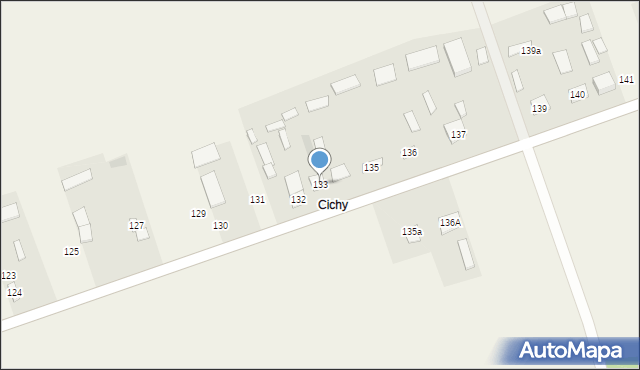 Luchów Górny, Luchów Górny, 133, mapa Luchów Górny