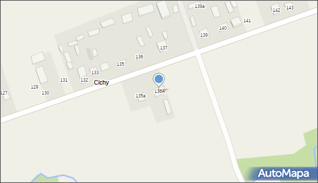 Luchów Górny, Luchów Górny, 136A, mapa Luchów Górny