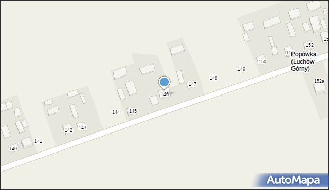 Luchów Górny, Luchów Górny, 146, mapa Luchów Górny