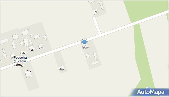 Luchów Górny, Luchów Górny, 155, mapa Luchów Górny