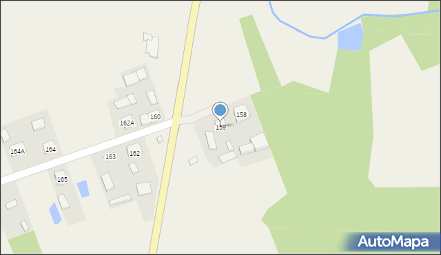 Luchów Górny, Luchów Górny, 159, mapa Luchów Górny