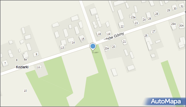 Luchów Górny, Luchów Górny, 16, mapa Luchów Górny