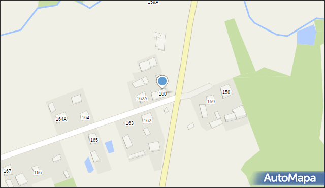 Luchów Górny, Luchów Górny, 160, mapa Luchów Górny