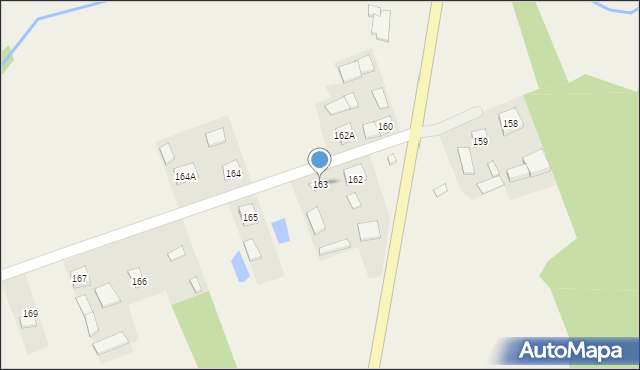 Luchów Górny, Luchów Górny, 163, mapa Luchów Górny