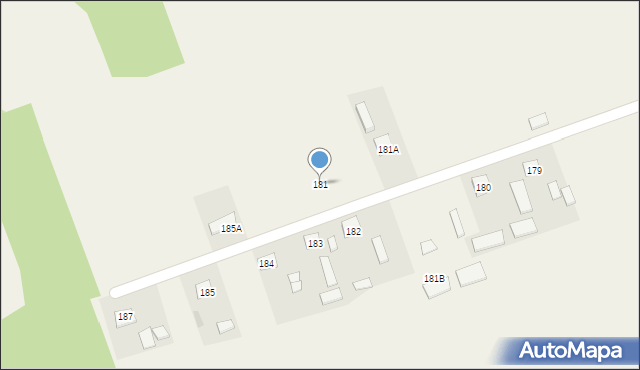 Luchów Górny, Luchów Górny, 181, mapa Luchów Górny