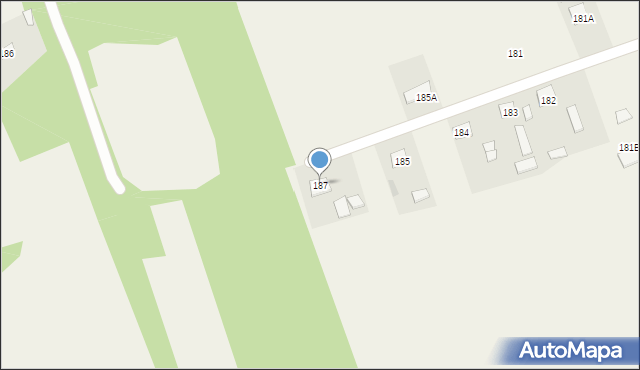 Luchów Górny, Luchów Górny, 187, mapa Luchów Górny