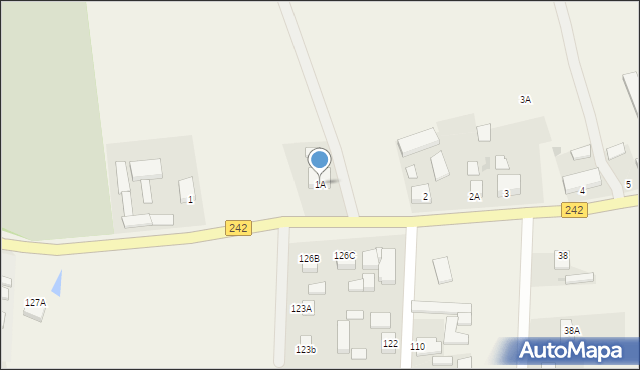 Luchowo, Luchowo, 1A, mapa Luchowo