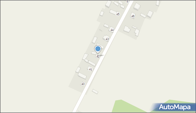 Luciejów, Luciejów, 42, mapa Luciejów