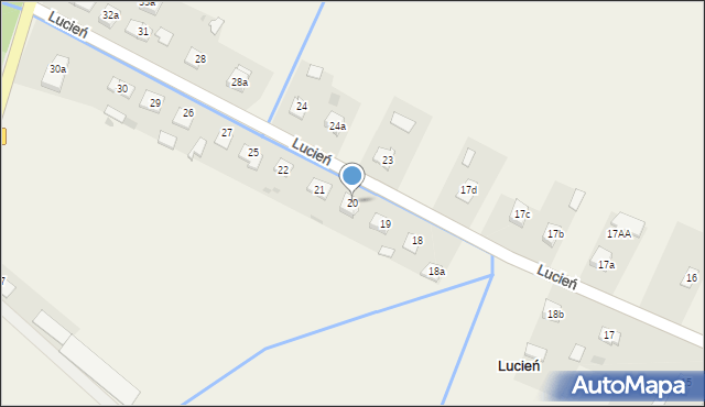 Lucień, Lucień, 20, mapa Lucień