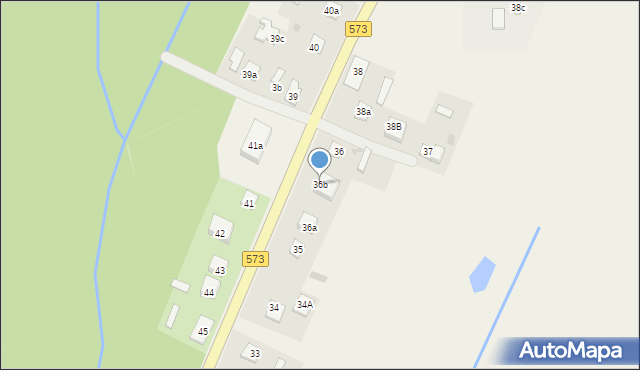 Lucień, Lucień, 36b, mapa Lucień