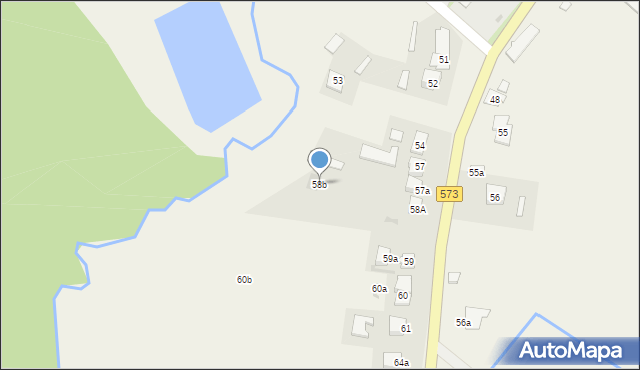 Lucień, Lucień, 58b, mapa Lucień