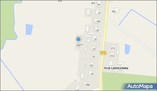 Lucień, Lucień, 63a, mapa Lucień