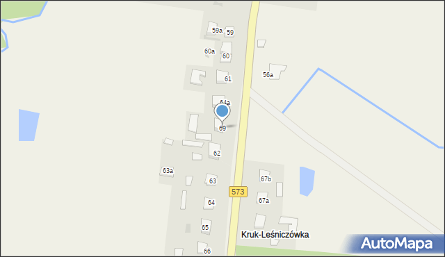 Lucień, Lucień, 69, mapa Lucień