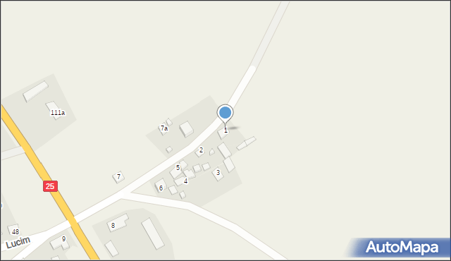 Lucim, Lucim, 1, mapa Lucim