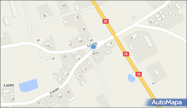 Lucim, Lucim, 10, mapa Lucim