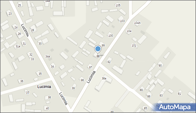 Lucimia, Lucimia, 98, mapa Lucimia