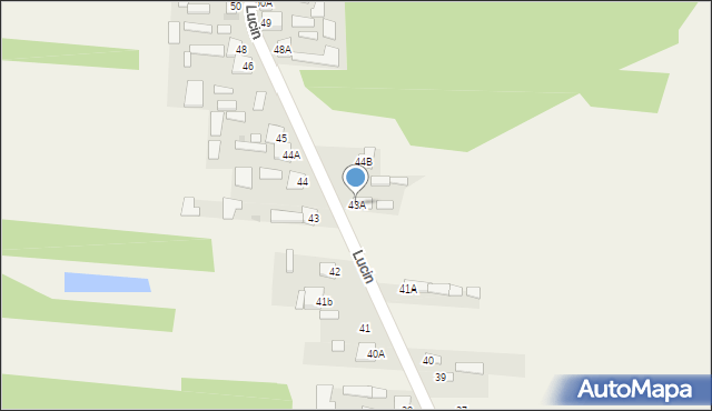 Lucin, Lucin, 43A, mapa Lucin