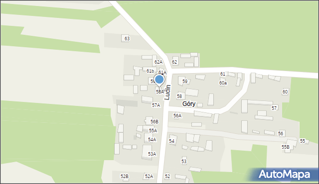Lucin, Lucin, 58A, mapa Lucin