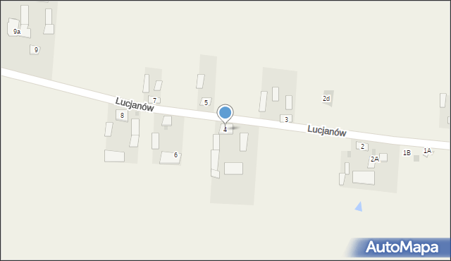 Lucjanów, Lucjanów, 4, mapa Lucjanów