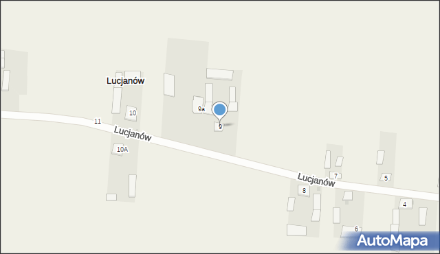 Lucjanów, Lucjanów, 9, mapa Lucjanów