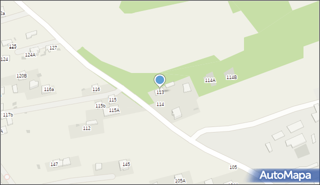 Łucka, Łucka, 113, mapa Łucka