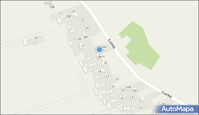 Łucka, Łucka, 16, mapa Łucka