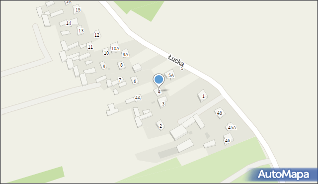 Łucka, Łucka, 4, mapa Łucka