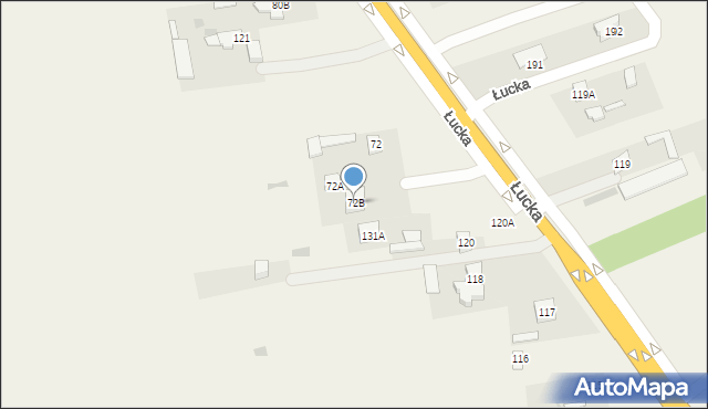 Łucka, Łucka, 72B, mapa Łucka