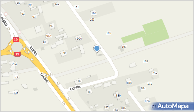 Łucka, Łucka, 89d, mapa Łucka