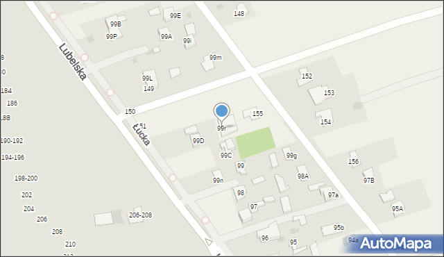 Łucka, Łucka, 99r, mapa Łucka