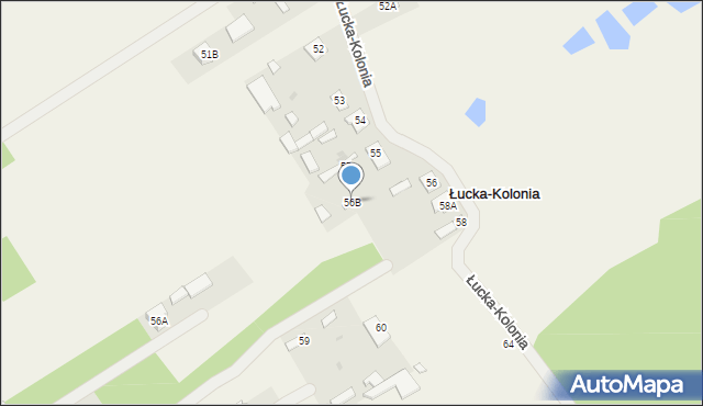 Łucka-Kolonia, Łucka-Kolonia, 56B, mapa Łucka-Kolonia