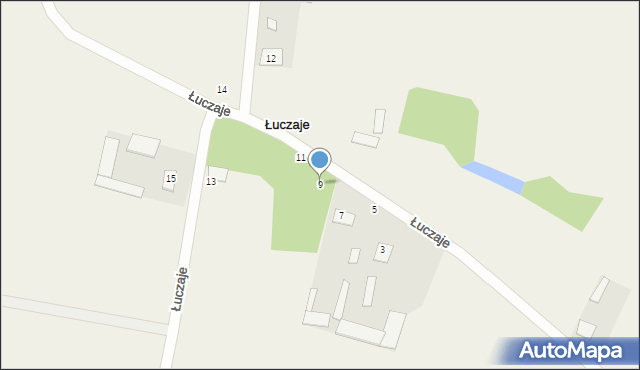 Łuczaje, Łuczaje, 9, mapa Łuczaje