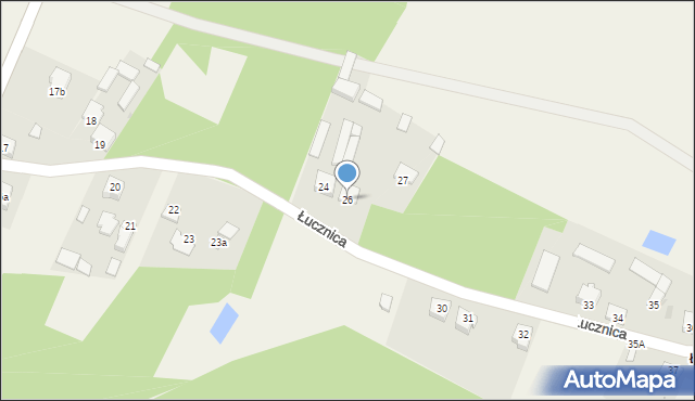 Łucznica, Łucznica, 26, mapa Łucznica