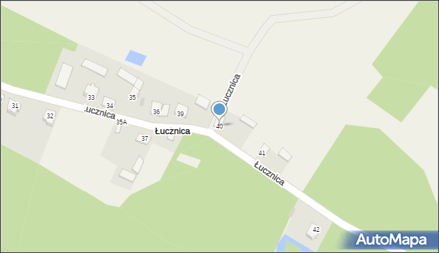 Łucznica, Łucznica, 40, mapa Łucznica