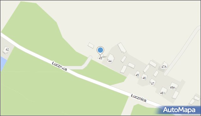 Łucznica, Łucznica, 43, mapa Łucznica