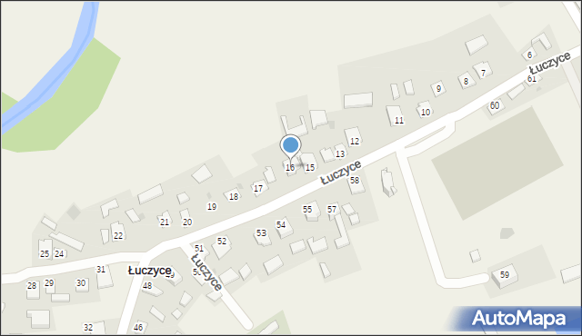 Łuczyce, Łuczyce, 16, mapa Łuczyce