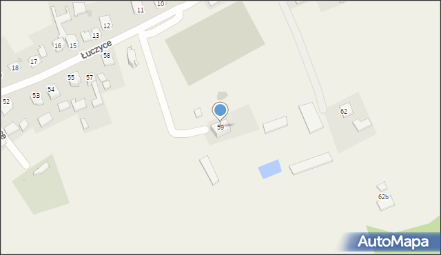 Łuczyce, Łuczyce, 59, mapa Łuczyce