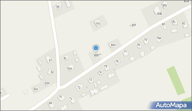 Łuczyce, Łuczyce, 80b, mapa Łuczyce