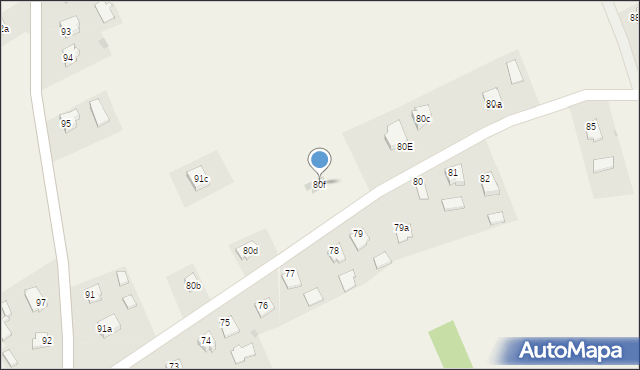 Łuczyce, Łuczyce, 80f, mapa Łuczyce